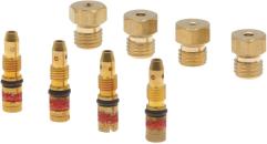 ARDEBO.de Bosch Siemens 00417597 Düsensatz Erdgas, Erdgas H/E G20, 20mbar (mit Bypassduesen), 72 + 97 (2x) +116