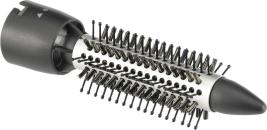 ARDEBO.de Bosch Siemens 00497555 Lockenbürste, Rundbürste mit Mischborsten Ø=20mm, grau/silber