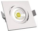 ARDEBO.de Ledxon EBS-SBQ-6-830-40W-S Einbau-Strahler, schwenkbar, quadratisch, 6W, 610lm, 3K, 40°, weiß (7008231)