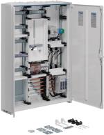 ARDEBO.de Hager FP73W8N3P Wandlerschrank bis 100A, IP44, SK II, 1100x800x205mm, mit APZ, Stromnetz Berlin, weiß