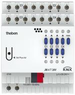 ARDEBO.de Theben JM 4 T 24V KNX Jalousieaktor 4-fach, 24 V, KNX TP 4940260
