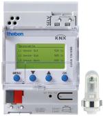 ARDEBO.de Theben LUNA 134 KNX Dämmerungsschalter REG/DIN-Schiene/Hutschiene, Lichtsteuergerät, externer Lichtsensor im Lieferumfang, 10 Kanäle, 4 Schwellwertkanäle, 6 Logikkanäle, 3 digitale Helligkeitssensoren 1349200