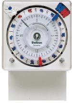 ARDEBO.de Theben SUL 189 hw Analoge Zeitschaltuhr 1 Kanal, Fronttafeleinbau/Wandmontage, Tages-/Wochenprogramm, 1/2 Tages-AUS-Funktion, 3 Tage Gangreserve, mechanisch, kürzeste Schaltzeit 30 Minuten 1890108