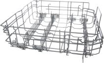 ARDEBO.de Bosch Siemens 00773256 Geschirrkorb unten, Dunkelgrau komplett, 8 Klappstachel, hohe Rückwand, dicke Drähte,, Ballends, Mattenabsenkung, Einzelteile siehe DI260110/01 Seite 7