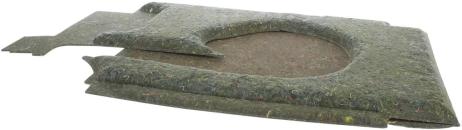 ARDEBO.de Bosch Siemens 00773661 Dämmplatte, Daemmvlies Dach u.Seite re., Stand, 81 cm, Zeolith 3