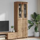 ARDEBO.de - Highboard mit Tür Artisan-Eiche 60 x 35 x 182 cm Holzwerkstoff
