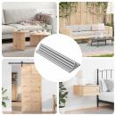 ARDEBO.de - Gewindestange 900 pcs Silber Stahl