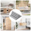 ARDEBO.de - Gewindestange 1000 pcs Silber Stahl