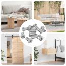 ARDEBO.de - Sicherungsmutter 2857 pcs Nickel Stahl