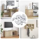 ARDEBO.de - Regalstecker 7200 pcs Silber 7 x 16 mm Eisen