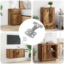 ARDEBO.de - Scharnier 12 pcs Nickel 26 mm Eisen