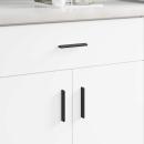 ARDEBO.de - Griff 973 pcs Schwarz 106 x 7,4 x 15,5 mm Aluminium