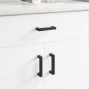 ARDEBO.de - Möbelgriff 12 pcs Schwarz 110 x 12 x 36 mm Eisen