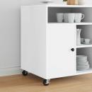 ARDEBO.de - Bockrolle 2 pcs Schwarz und Silber 63 x 48 x 46 mm