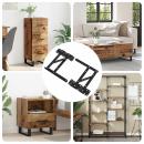 ARDEBO.de - Bettliftmechanismus 2 pcs Schwarz 34 x 9.5 x 4 mm Eisen