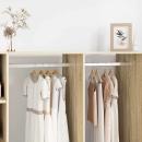 ARDEBO.de - Kleiderstange 12 pcs Silber 764 x 15 x 29 mm Aluminiumlegierung