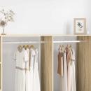 ARDEBO.de - Kleiderstange 12 pcs Silber 764 x 15 x 29 mm Aluminiumlegierung