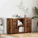 ARDEBO.de - Sideboard mit Regal Altholz 88,5 x 30,5 x 55,5 cm Holzwerkstoff