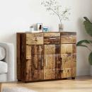 ARDEBO.de - Sideboard mit Regal Altholz 88,5 x 30,5 x 73 cm Holzwerkstoff
