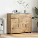 ARDEBO.de - Sideboard Artisan-Eiche 88,5 x 30,5 x 73 cm Holzwerkstoff