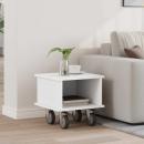 ARDEBO.de - TV-Ständer Weiß 37 x 35 x 35 cm Holzwerkstoff