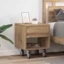 ARDEBO.de - Nachttisch 2 pcs Artisan-Eiche 40,5 x 40 x 48 cm Holzwerkstoff