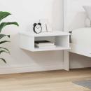 ARDEBO.de - Nachttisch Weiß 40 x 31 x 15 cm Holzwerkstoff