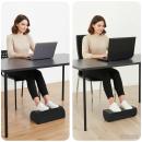 ARDEBO.de - Fußstützenkissen Uni Schwarz