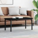 ARDEBO.de - Couchtisch Schwarz Eichen-Optik 100 x 50 x 45 cm Holzwerkstoff