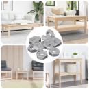 ARDEBO.de - Sechskantmuttern 3600 pcs Silber Eisen