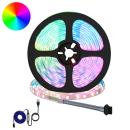 ARDEBO.de - LED Streifen 4 pcs Schwarz und Transparent 550 x 0,8 x 0,3 cm