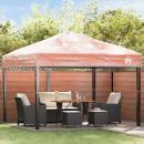 ARDEBO.de - Ersatzbezug für Pavillon Transparent 400 x 300 x 32 cm PVC