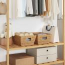 ARDEBO.de - Aufbewahrungskörbe 2 pcs Natur 38 x 28 x 15 cm Wasserhyazinthe