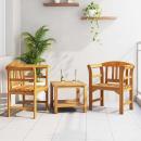 ARDEBO.de - Bank Natürlicher Ölfinish 68,5 x 46 x 82,5 cm Massivholz Akazie