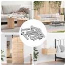 ARDEBO.de - Schraube mit Sperre Uni 2647 pcs Silber Stahl