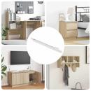 ARDEBO.de - Schubladenschiene 12 pcs Weiß 350 mm Stahl