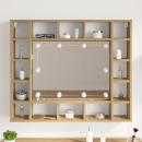 ARDEBO.de - Spiegelleuchten 12 pcs Weiß 4,5 x 4,5 x 4,8 cm Kunststoff