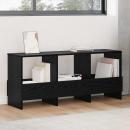 ARDEBO.de - Magazinregal Schwarz Eichen-Optik 102 x 30 x 45 cm