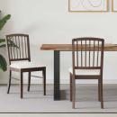 ARDEBO.de - Esszimmerstühle 2 pcs Hellbraun 50 x 52,5 x 91 cm