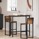 ARDEBO.de - Tisch Altholz 100 x 40 x 100,5 cm Ingenieure Holz und Stahl