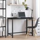 ARDEBO.de - Tisch Schwarz Eichen-Optik 80 x 50 x 76,5 cm