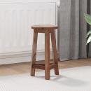 ARDEBO.de - Hocker Natur 28 x 28 x 50 cm Mahagoni Holz