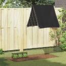 ARDEBO.de - Hasenkäfig Silber 200 x 100 x 210 cm Verzinkter Stahl