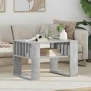 ARDEBO.de - Couchtisch Beton Grau 66 x 49,5 x 45 cm Holzwerkstoff
