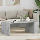 ARDEBO.de - Couchtisch Beton Grau 95 x 50 x 34 cm Holzwerkstoff