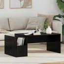 ARDEBO.de - Couchtisch Schwarz Eichen-Optik 90 x 45 x 35 cm Holzwerkstoff