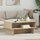 ARDEBO.de - Couchtisch Sonoma-Eiche 80 x 46 x 35 cm Holzwerkstoff