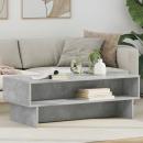 ARDEBO.de - Couchtisch Beton Grau 100 x 46 x 35 cm Holzwerkstoff