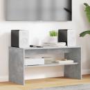 ARDEBO.de - TV-Schränk Beton Grau 80 x 35 x 40 cm Holzwerkstoff