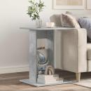 ARDEBO.de - Beistelltisch Beton Grau 45 x 40 x 62,5 cm Holzwerkstoff